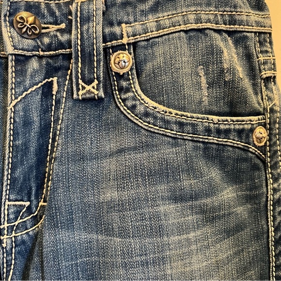 Rock Revival Embroidered Robert Straight Jeans-Size 31 - Picture 5 of 16